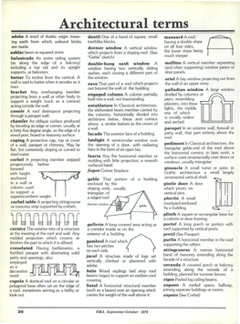 Architectural Terms