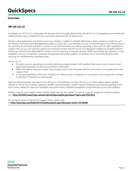 HP-UX 11I V3 Overview