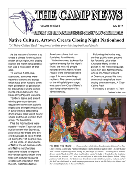 Native Culture, Artown Create Closing Night Nationhood