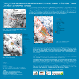 Cartographie Des Réseaux De Défense Du Front Ouest Durant La Première