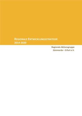 Regionale Entwicklungsstrategie 2014-2020