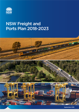 NSW Freight and Ports Plan 2018-2023