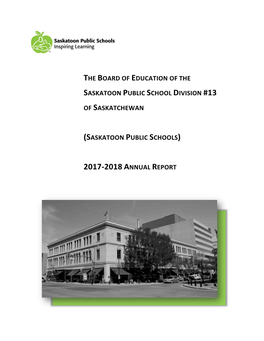 2017-2018 ANNUAL REPORT Table of Contents