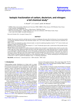 Isotopic Fractionation of Carbon, Deuterium, and Nitrogen: a Full Chemical Study?
