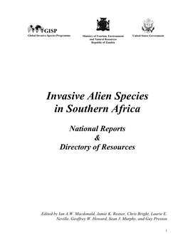 Invasive Alien Species in Southern Africa