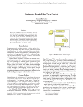 Geotagging Tweets Using Their Content