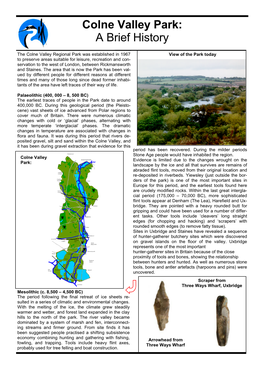 Colne Valley Park: a Brief History