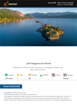 Lake Maggiore and Islands