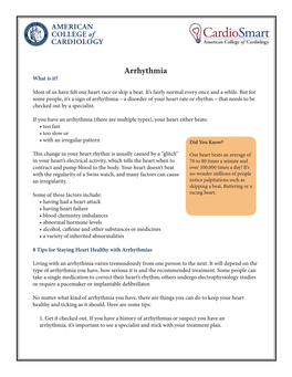 Arrhythmia What Is It?