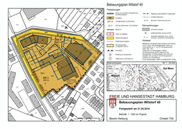 Bebauungsplan Wilstorf 40 FREIE UND HANSESTADT HAMBURG