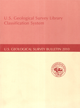 U.S. Geological Survey Library Classification System