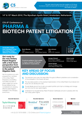 Pharma & Biotech Patent Litigation