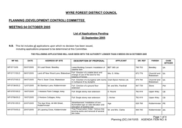 Wyre Forest District Council Planning (Development