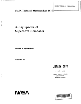 NI\S/\ \\\\\\\\\ \\\\ \\\\ \\\\\ \\\\\ \\\\\ \\\\\ \\\\ \\\\ ' NF00991 ) NASA Technical Memorandum 86169