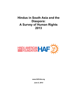 A Survey of Human Rights 2013
