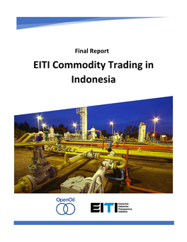 EITI Commodity Trading in Indonesia Table of Contents