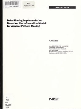 Data Sharing Implementation Based on the Information Model for Apparel Pattern Making