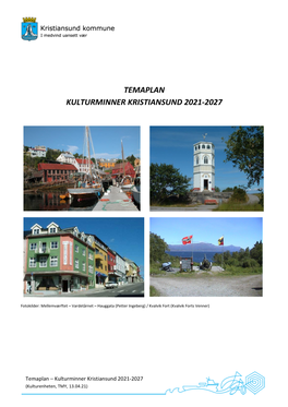 Temaplan Kulturminner Kristiansund 2021-2027