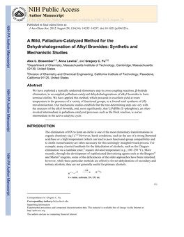 NIH Public Access Author Manuscript J Am Chem Soc