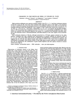 Chemistry in Circumstellar Disks: CS Toward HL Tauri