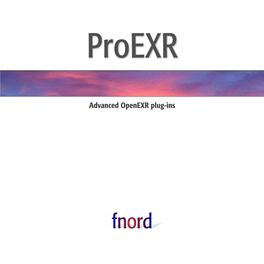 Proexr Manual