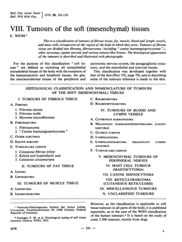 Mesenchymal) Tissues E