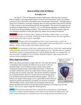 How to Inflate a Hot Air Balloon