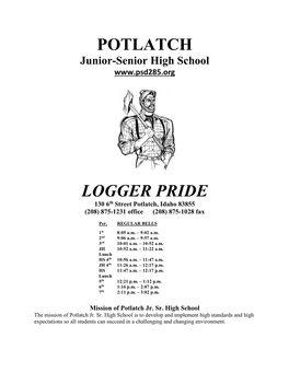 Potlatch Logger Pride