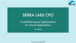 Serra Labs Cpo