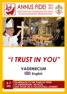 “I TRUST in YOU” VADEMECUM English