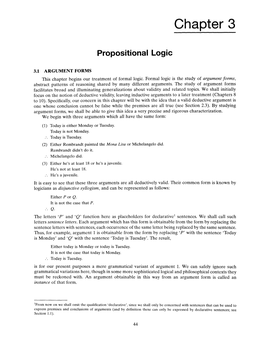 Propositional Logic