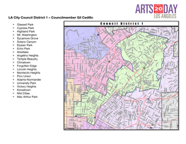 LA City Council District 1 – Councilmember Gil Cedillo