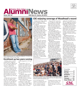 Alumni News Winter 2007-2008