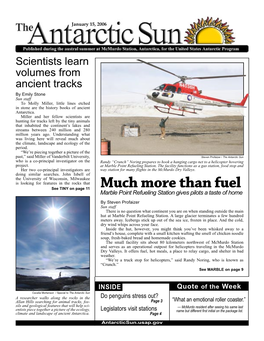 The Antarctic Sun, January 15, 2006