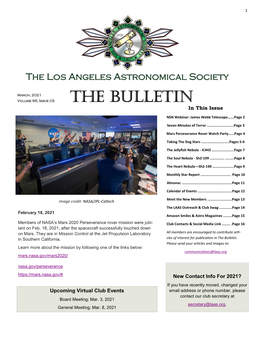 March 2021 PDF Newsletter