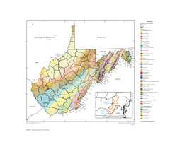 Figure 3A. Major Geologic Formations in West Virginia. Allegheney And