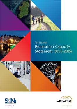 Eirgrid Generation Capacity Statement 2015-2024