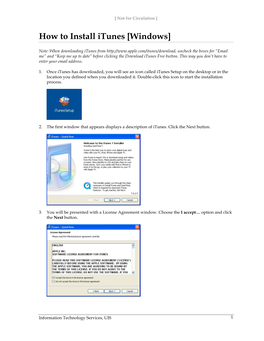How to Install Itunes [Windows]