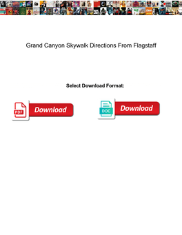 Grand Canyon Skywalk Directions from Flagstaff