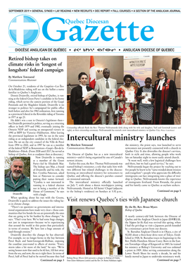 Intercultural Ministry Launches