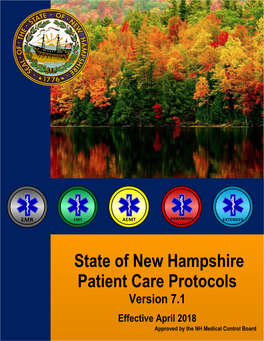 State of New Hampshire Patient Care Protocols Version