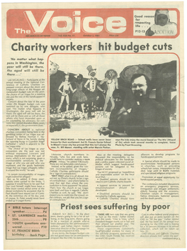 Charity Workers Hit Budget Cuts