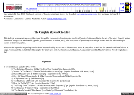 Download Complete-Skywald-Checklist