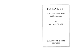 Falange Maintained in the Western Hemisphere