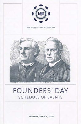 University of Portland Founders Day, 2019