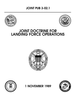 JP 3-02.1 Joint Doctrine for Landing Forces Operations