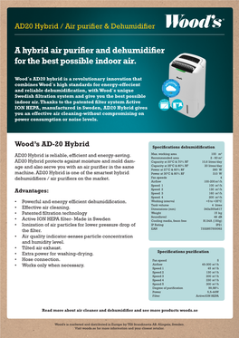 A Hybrid Air Purifier and Dehumidifier for the Best Possible Indoor Air