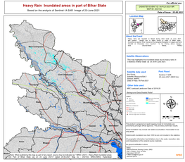 Heavy Rain Inundated Areas in Part of Bihar State