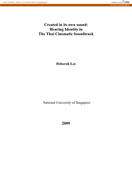 Deborah's M.A Thesis