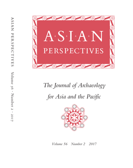 The Journal of Archaeology for Asia and the Pacific